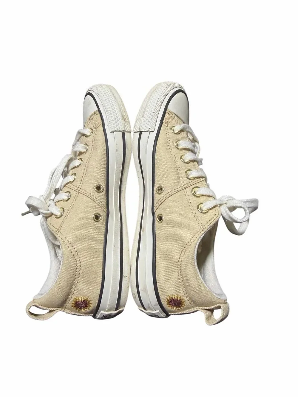 Converse All Star Festival Smoothie Women’s Size 6.5 Embroidered Sunflowers